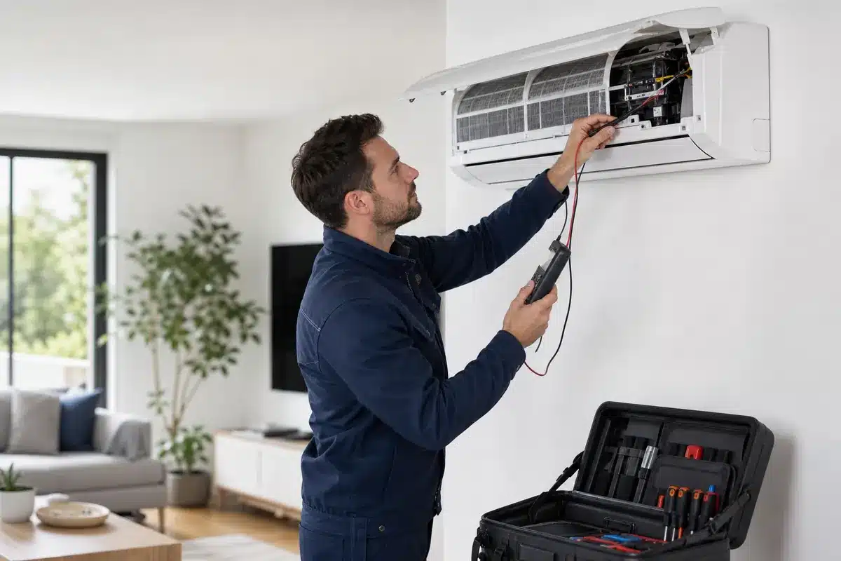 Intervention d’un technicien Lesné Service